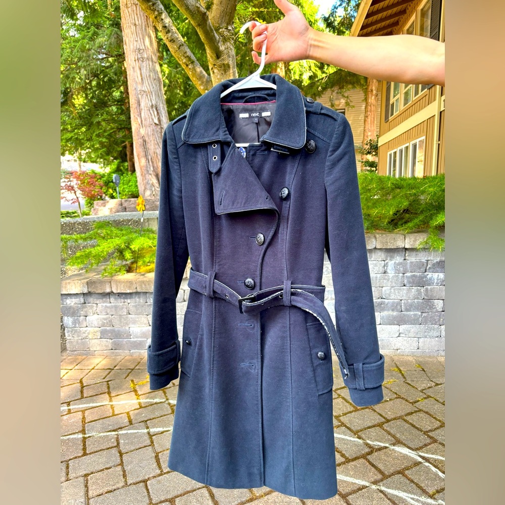 Next Navy Trench Coat